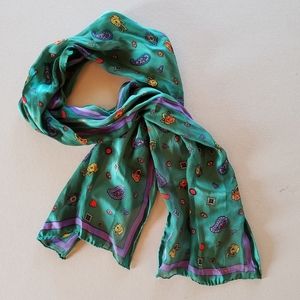 ❌SOLD❌Elaine Gold Vintage Silk Scarf